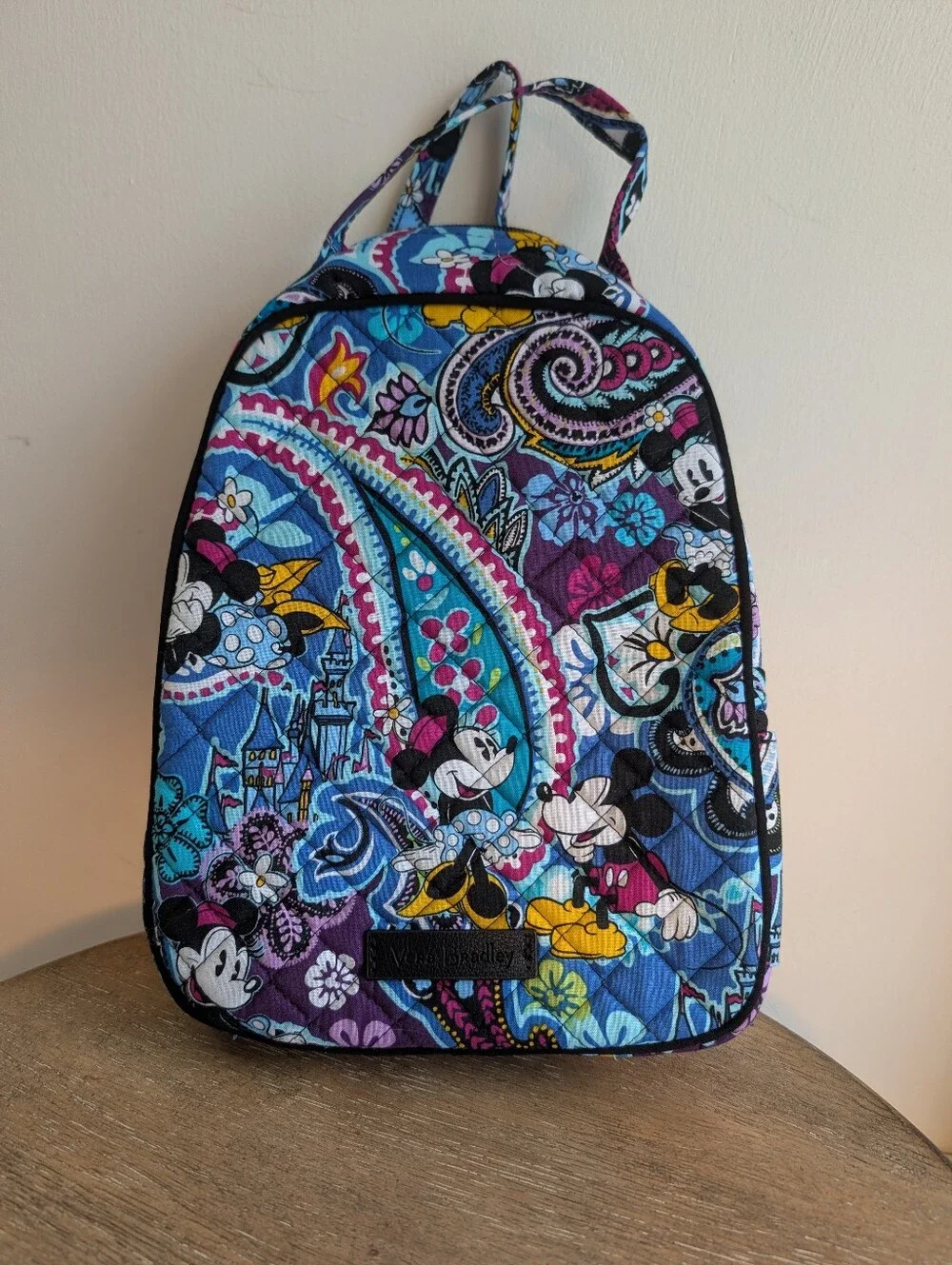 Vera Bradley 2 Piece Disney Mickey Mouse Whimsical Paisley Backpack Lunch Bunch